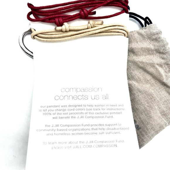 J Jill Heart Pendant Necklace w/ interchangeable cords
100% of funds to charity - Picture 3 of 5